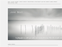 Tablet Screenshot of josebeut.com